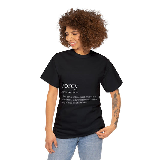 Definición de la palabra--Forey--Camiseta de algodón pesado 