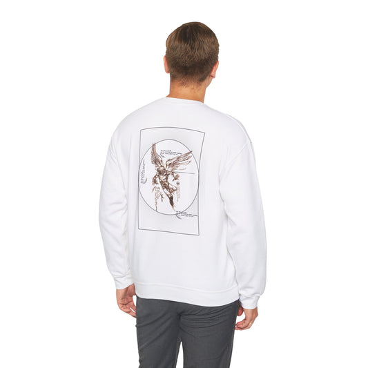 WINGED ICARUS--Unisex Heavy Blend™ Crewneck Sweatshirt