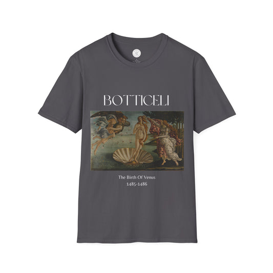 BOTTICELI--BIRTH OF VENUS--Unisex Softstyle T-Shirt