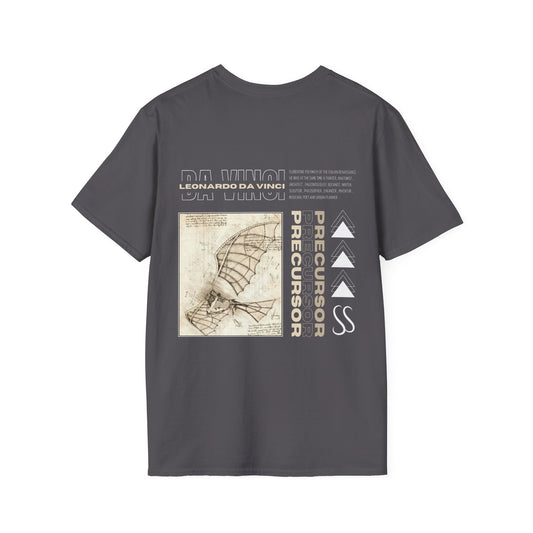 DA VINCI'S PLANE--Unisex Softstyle T-Shirt