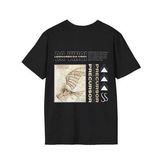 DA VINCI'S PLANE--Unisex Softstyle T-Shirt