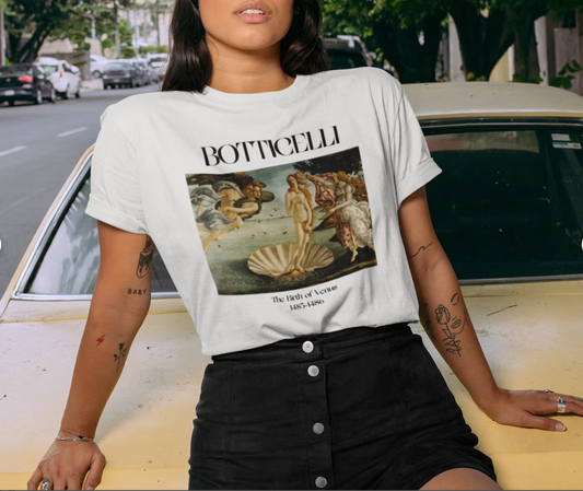 BOTTICELI--BIRTH OF VENUS--Unisex Softstyle T-Shirt