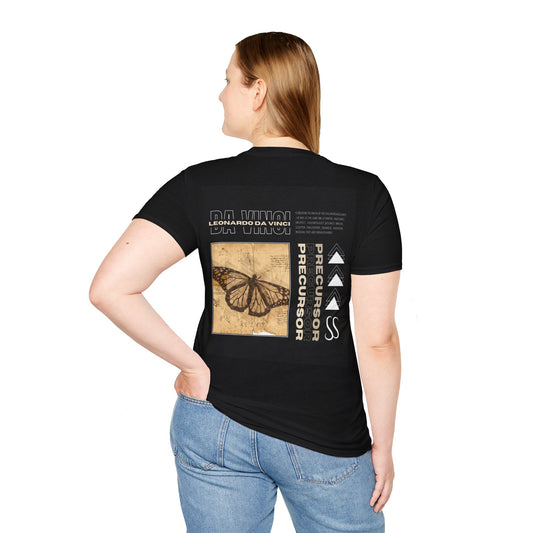 DA VINCI'S BUTTERFLY--Unisex Softstyle T-Shirt