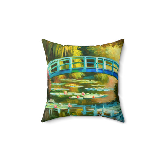 CLAUDE MONET--Spun Polyester Square Pillow