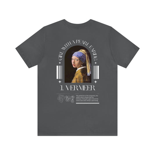 Girl With a Pearl Earing --J. Vermeer-- Jersey Short Sleeve Tee