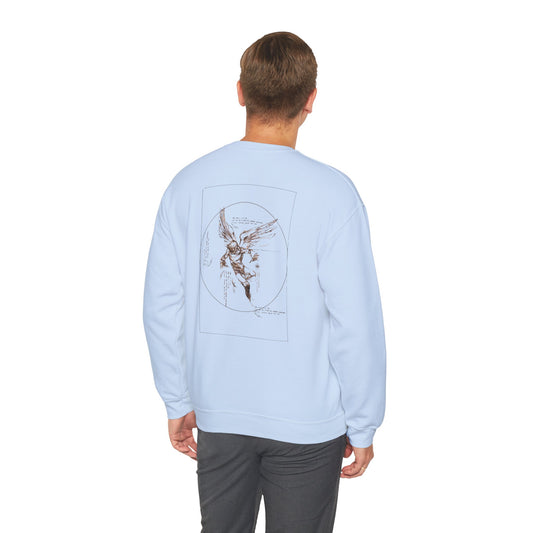 WINGED ICARUS--Unisex Heavy Blend™ Crewneck Sweatshirt