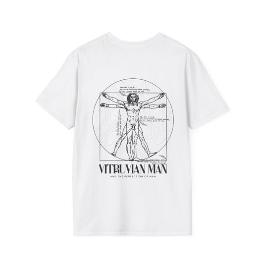 DA VINCI--L'uomo Vitruviano--Unisex Softstyle T-Shirt