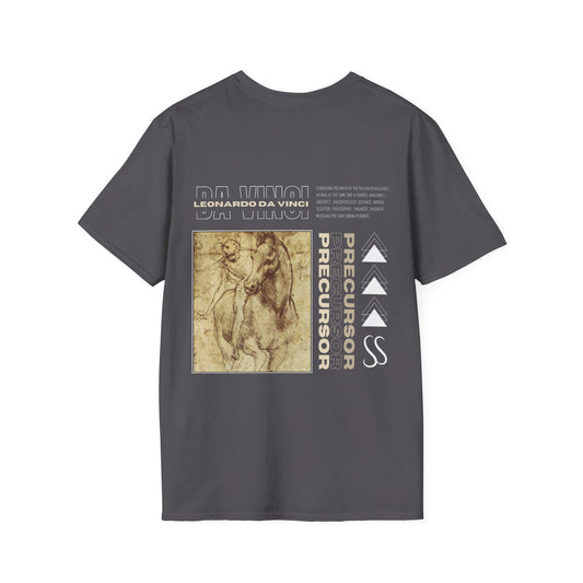 DA VINCI'S RIDER--Unisex Softstyle T-Shirt