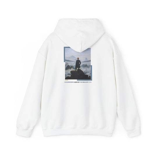 Vagabundo sobre el mar de niebla--Sudadera con capucha unisex Heavy Blend™