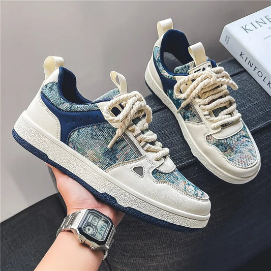 Artistic Oil Painting Designed Shoes