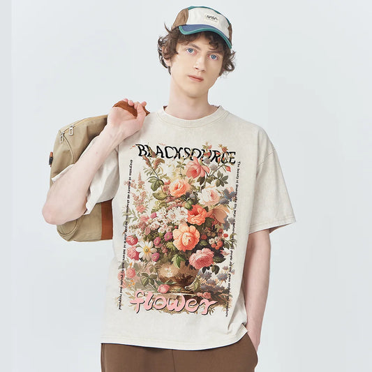 Sunshine Flowered T-Shirt