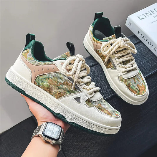 Artistic Oil Painting Designed Shoes