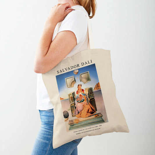 Salvador Dali Surrealism Shopper Bag Tote