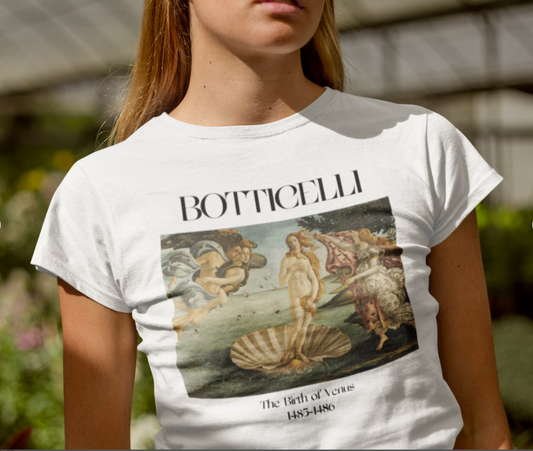 BOTTICELI--BIRTH OF VENUS--Unisex Softstyle T-Shirt