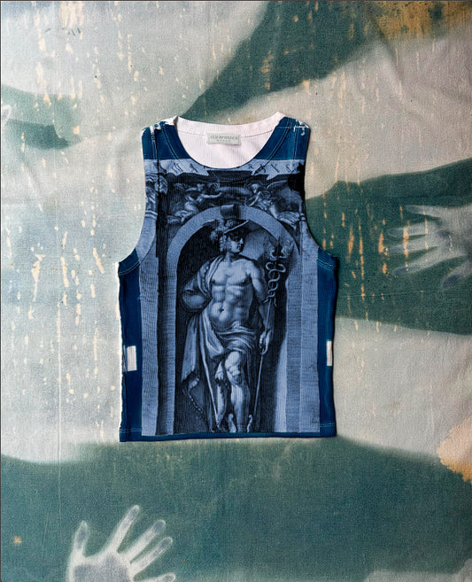 Mercurius, Hendrick Goltzius, after Polidoro da Caravaggio, 1592- Tank Top edition 003